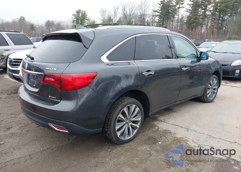 2014 Acura Mdx Technology Package from USA, damaged, VIN 5FRYD4H4XEB046657